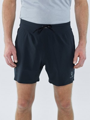 Black Men's Black Yak Caracu Superlight Outdoor Shorts | PX2DY521