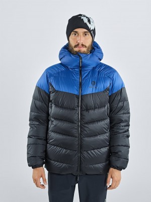 Black Men's Black Yak Mandu Hooded Expedition Down Jackets | AQ5JJ379