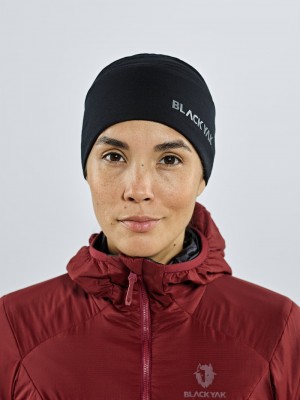 Black Women's Black Yak Gurla Merino Beanie | JE8DB553