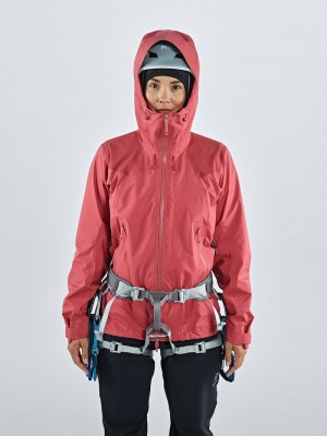 Pink Women's Black Yak Risum Gore-tex 3l Active Shell Jackets | ZM7BH181