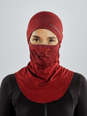 Red Men's Black Yak Gurla Merino Balaclava | OR9UN080