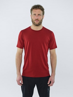 Red Men's Black Yak Mewati T Shirts | IP8PS960