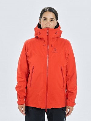 Red Women's Black Yak Thulagi Gore-tex 3l Pro Shell Jackets | NL4TE311