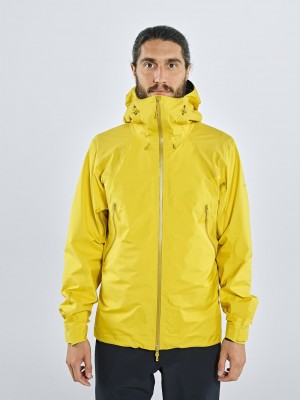 Yellow Men's Black Yak Risum Gore-tex 3l Active Shell Jackets | GX8YD513