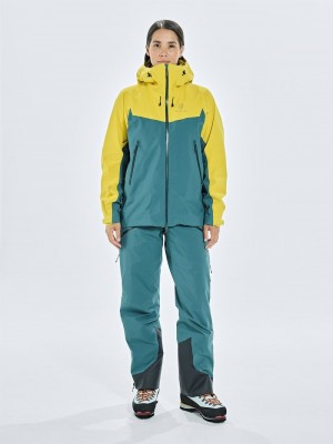 Yellow Women's Black Yak Thulagi Gore-tex 3l Pro Shell Jackets | UH8FQ734