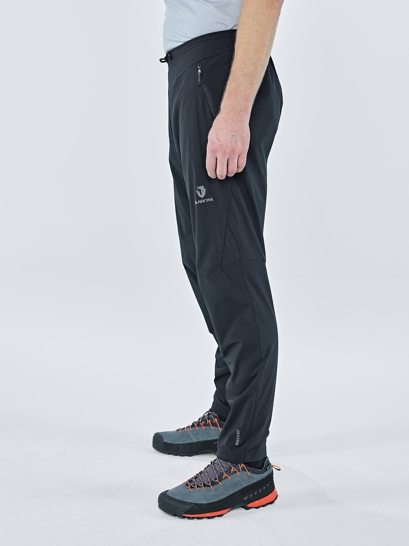 Black Men's Black Yak Abigar Light Outdoor Pants | AC5XM955