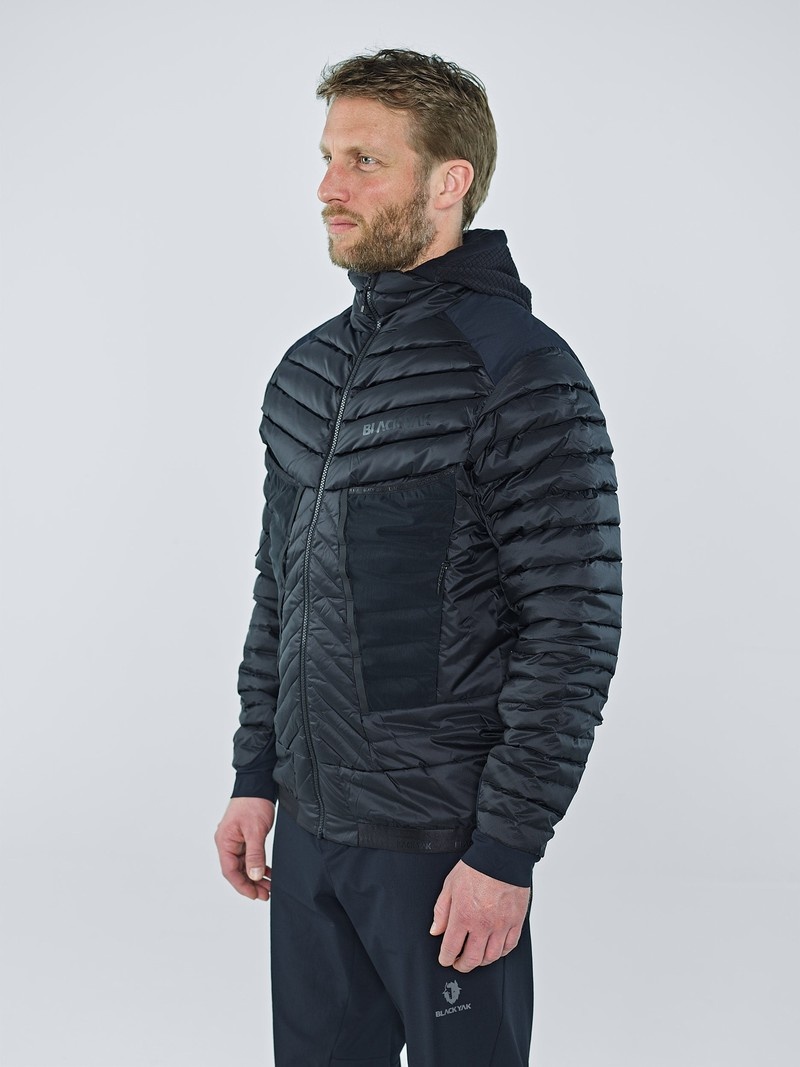 Black Men's Black Yak Bakosi G1 Jackets | BS7OJ488