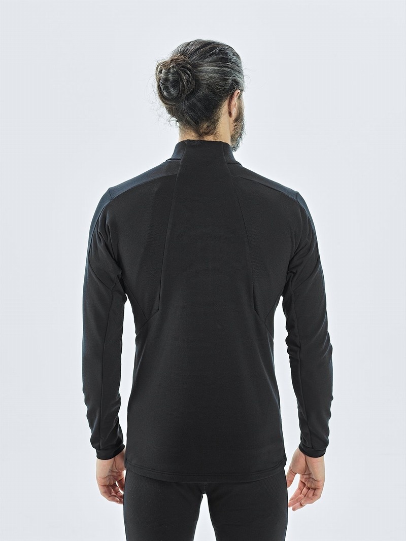 Black Men's Black Yak Chago Full Zip Fleece | HC4HY981