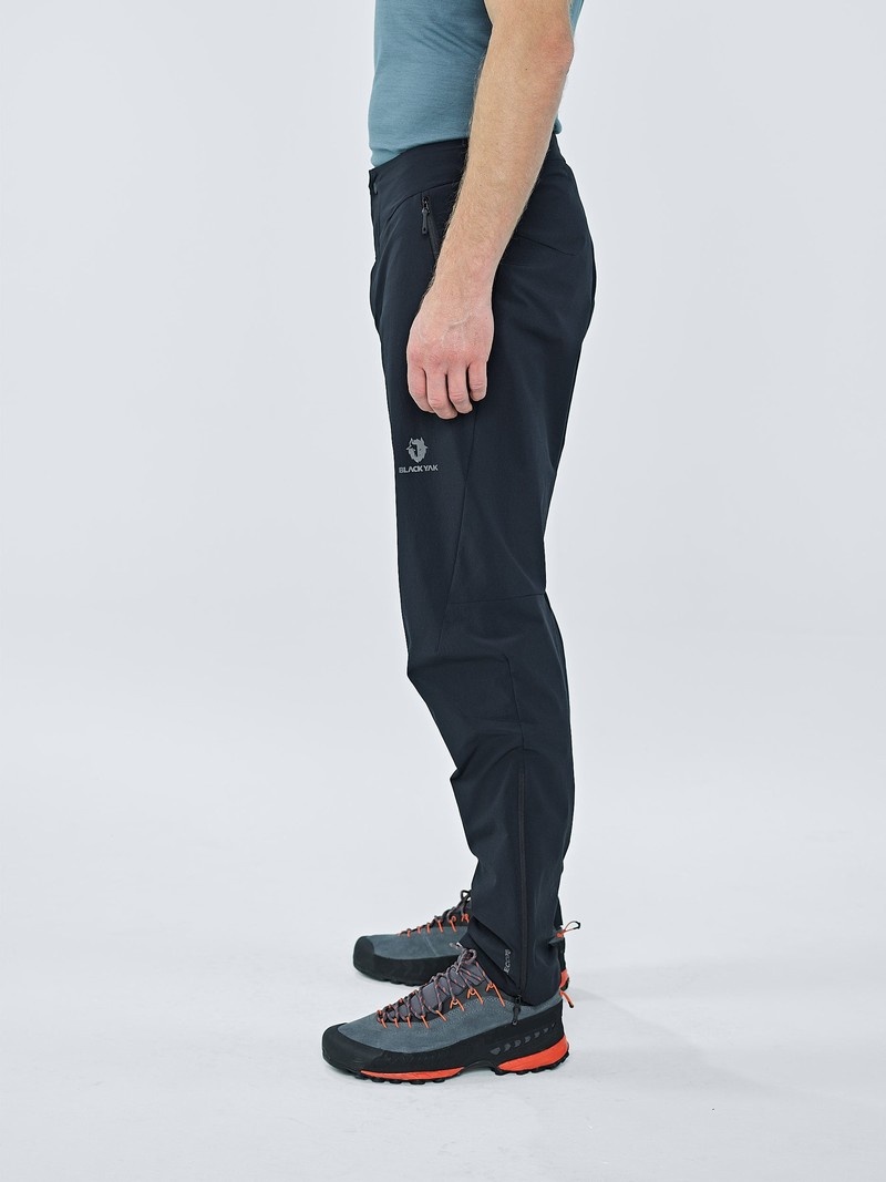 Black Men's Black Yak Dangi Outdoor Pants | BE1DZ564