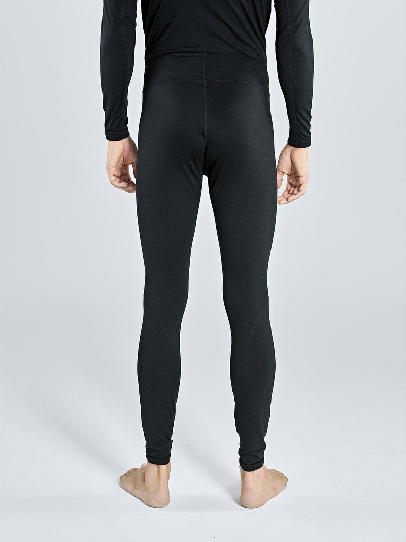 Black Men's Black Yak Gurla Merino Baselayer Tight | GT4QP776