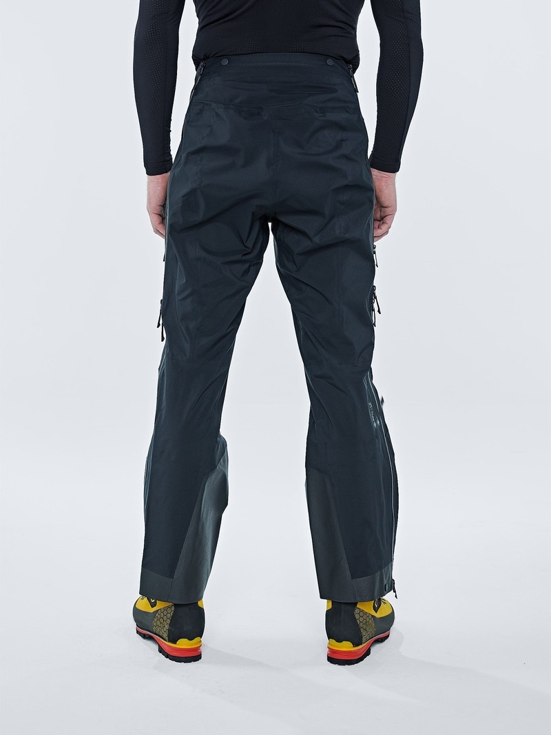 Black Men's Black Yak Thulagi Gore-tex 3l Pro Shell Pants | LS7DP817