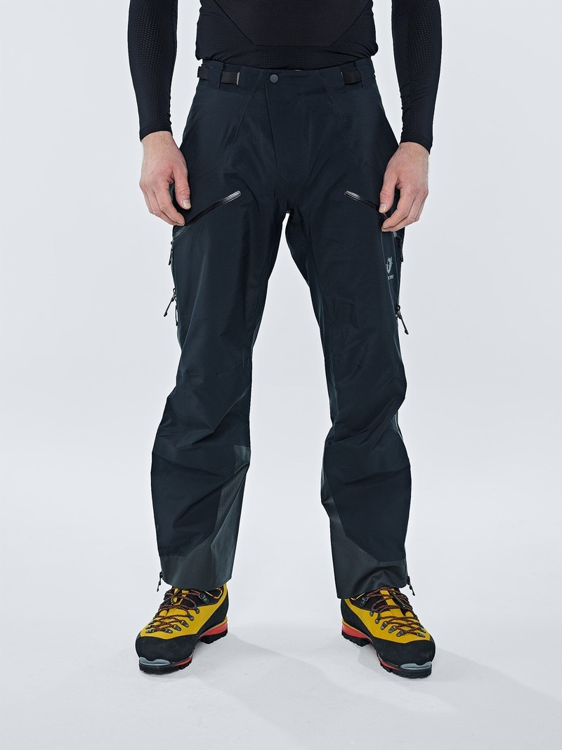 Black Men\'s Black Yak Thulagi Gore-tex 3l Pro Shell Pants | LS7DP817