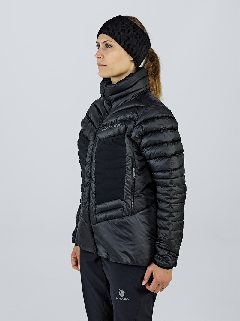 Black Women's Black Yak Bakosi G2 Hooded Hybrid Jackets | TF0IX583