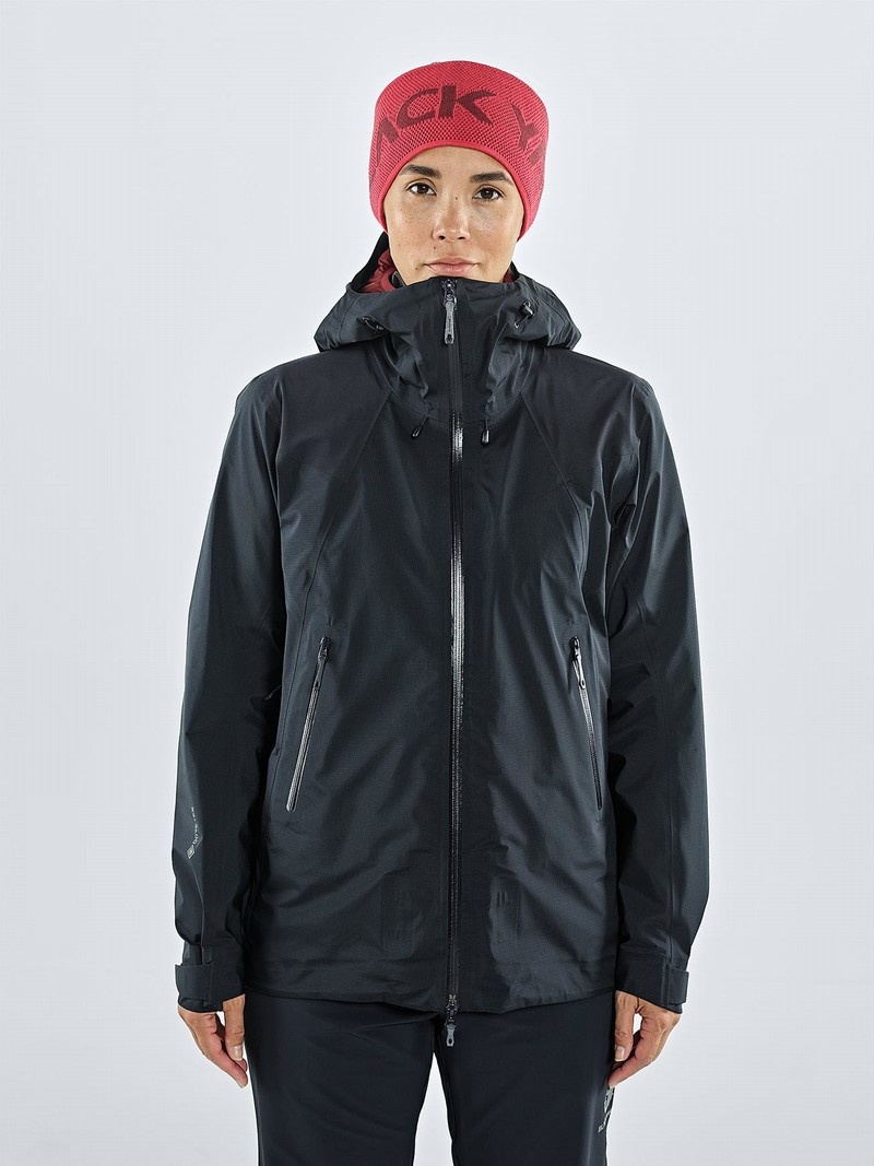 Black Women's Black Yak Risum Gore-tex 3l Active Shell Jackets | CK6TB335