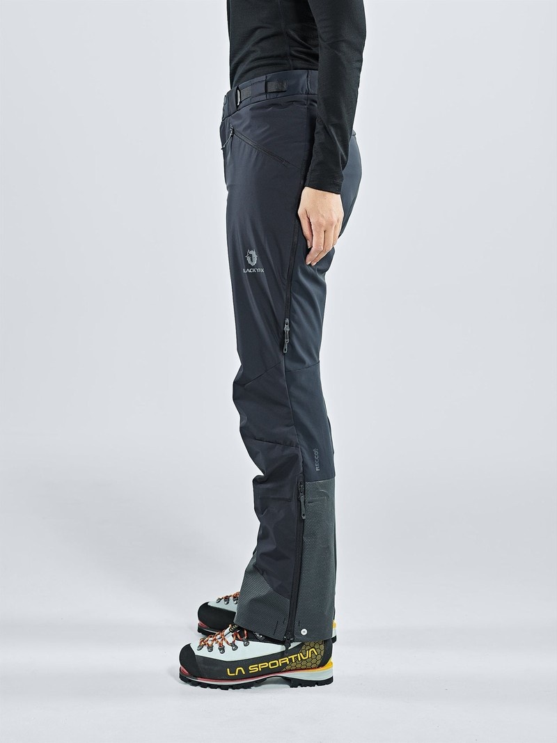 Black Women's Black Yak Saltoro Hybrid Skitouring Pants | PL7JV042