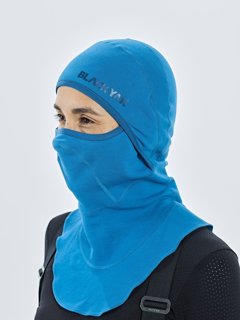 Blue Men's Black Yak Chago Fleece Balaclava | BE0FA317