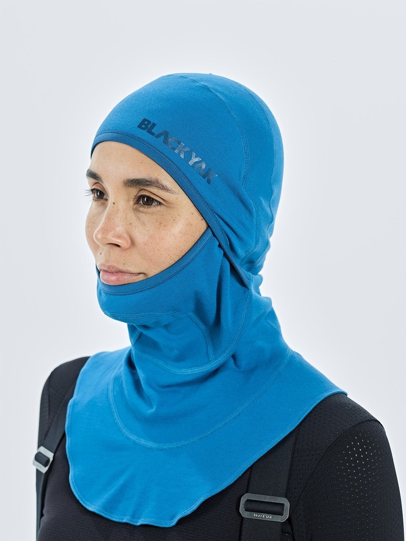 Blue Men's Black Yak Chago Fleece Balaclava | BE0FA317