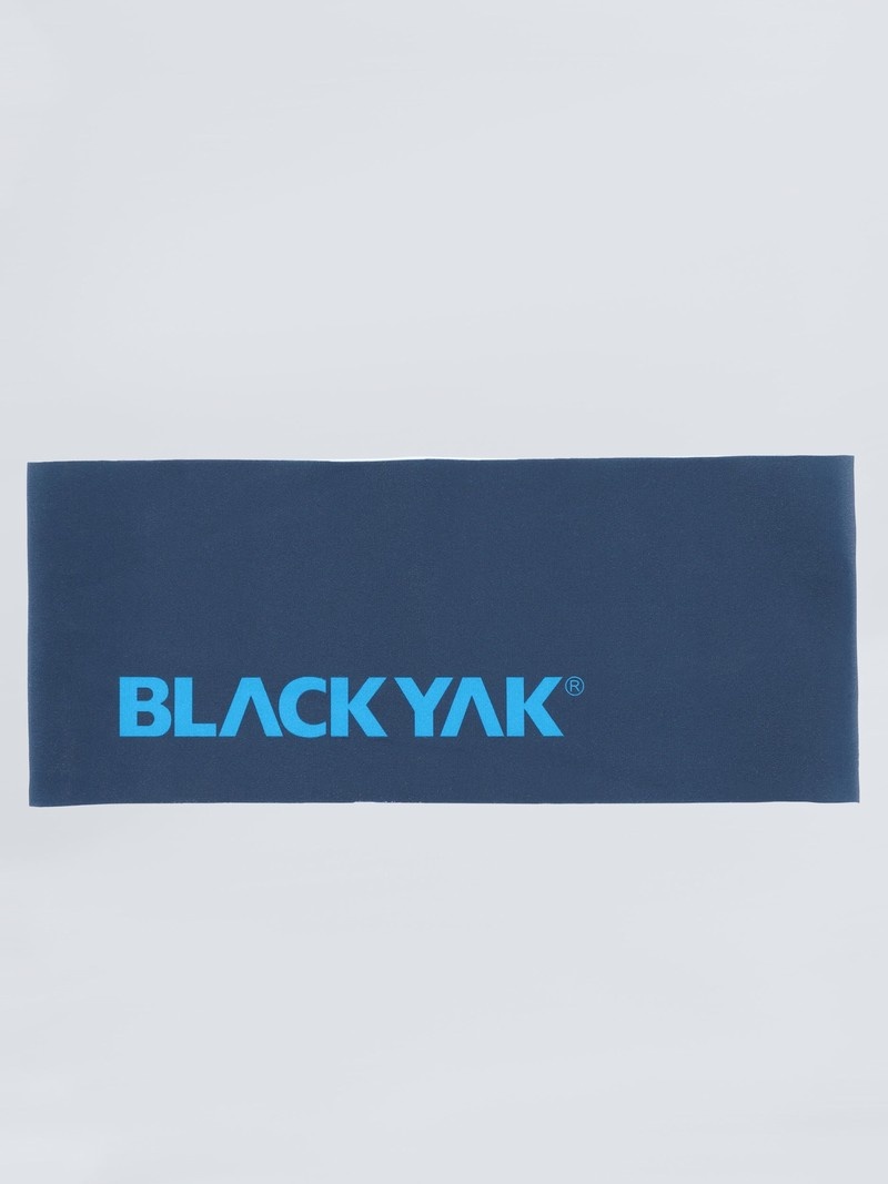 Blue Men's Black Yak Logo Performance Light Headband | LP1NI926