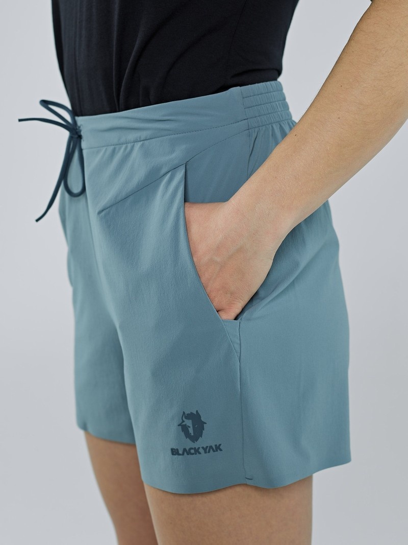 Blue Women's Black Yak Caracu Superlight Outdoor Shorts | EZ8BY300