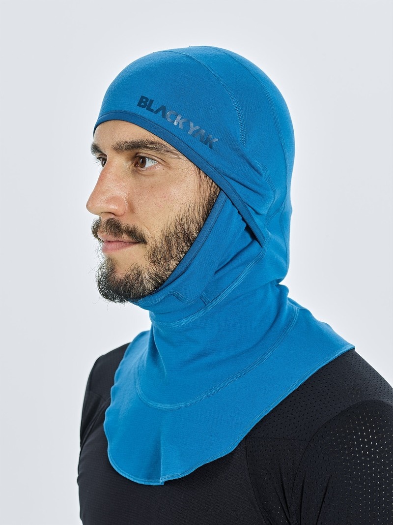 Blue Women's Black Yak Chago Fleece Balaclava | DR7QS557