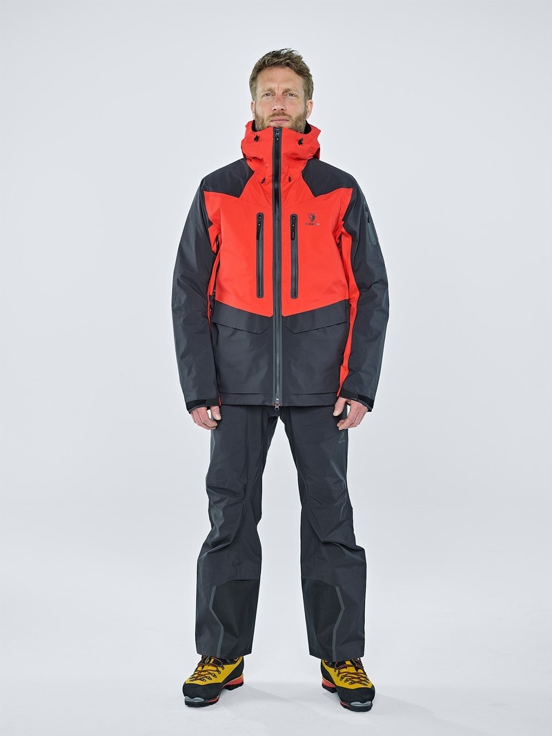 Orange Men's Black Yak Barzona Bc Jackets | XN3MW541