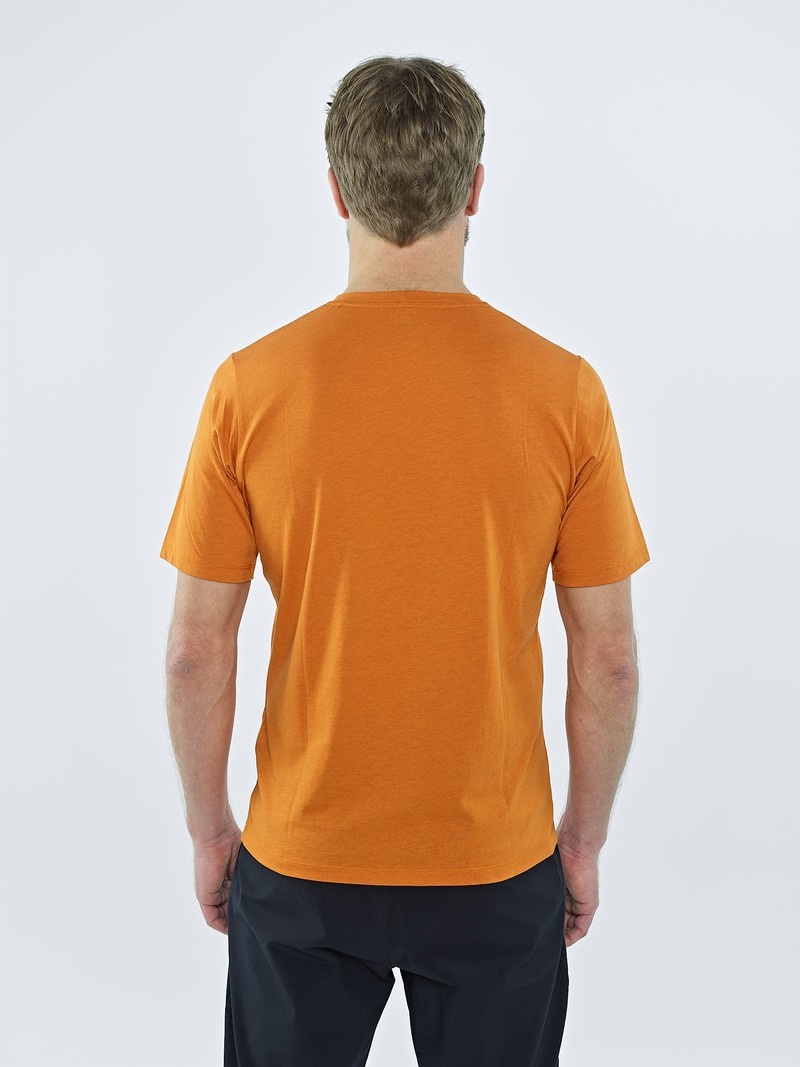 Orange Men's Black Yak Ramo Logo T Shirts | ZQ9UQ569