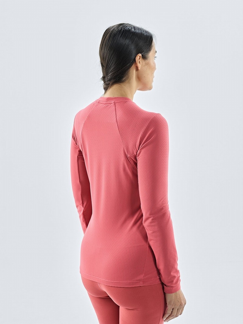 Pink Women's Black Yak Chamar Fleece Baselayer 3/4 Tight | YO3XG408