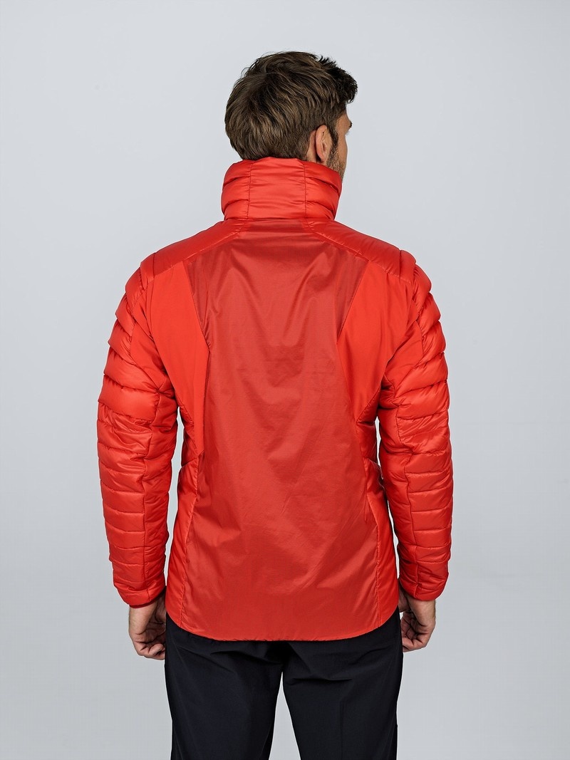 Red Men's Black Yak Bakosi G2 Hooded Hybrid Jackets | WZ8FE110