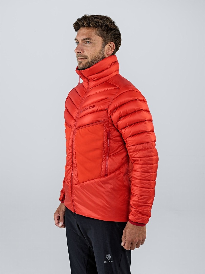 Red Men's Black Yak Bakosi G2 Hooded Hybrid Jackets | WZ8FE110