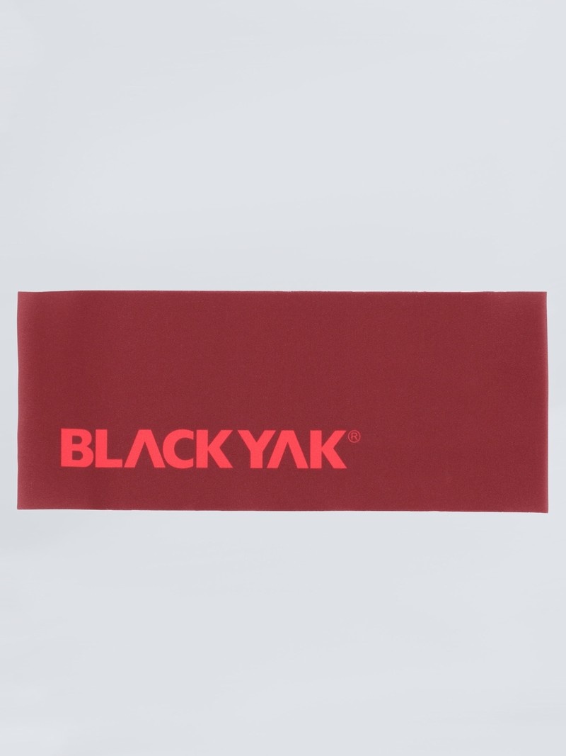 Red Men's Black Yak Logo Performance Light Headband | GV0XX305