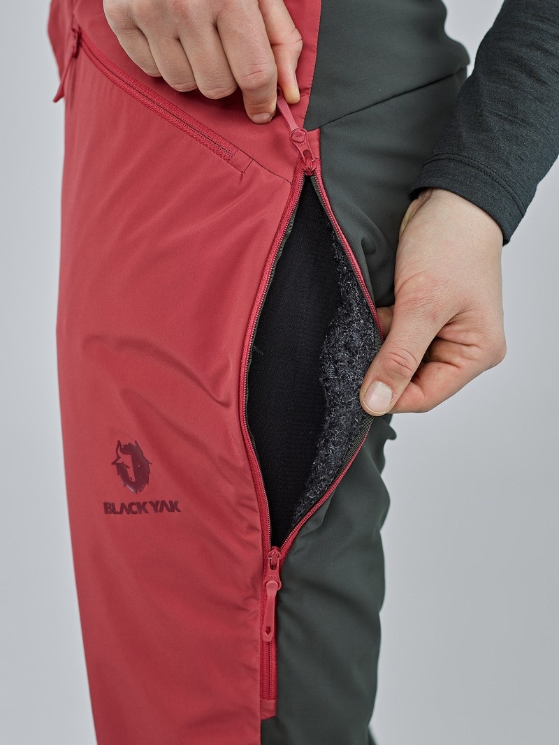 Red Women's Black Yak Saltoro Hybrid Skitouring Pants | MR8EK741