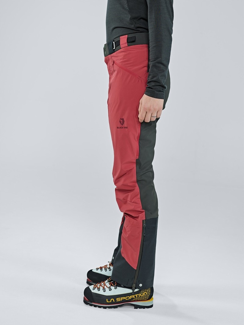 Red Women's Black Yak Saltoro Hybrid Skitouring Pants | MR8EK741