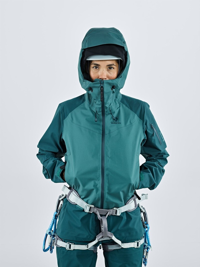 Turquoise Women's Black Yak Barzona Bc Jackets | IW2RK525