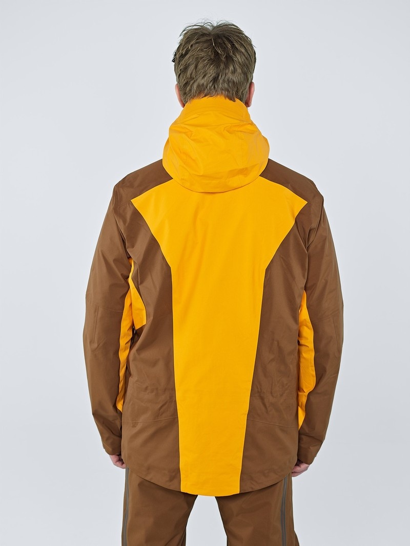 Yellow Men's Black Yak Barzona Bc Jackets | DI2BW039