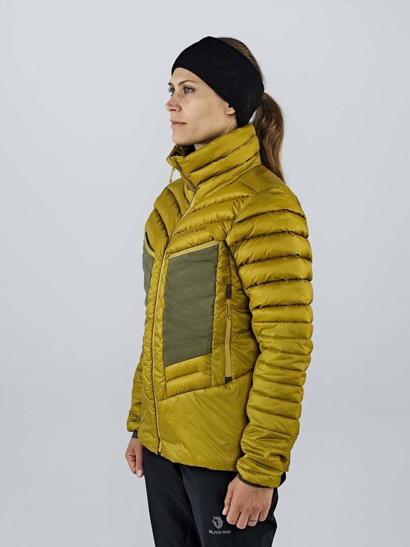 Yellow Women's Black Yak Bakosi G2 Hooded Hybrid Jackets | AT0JZ339