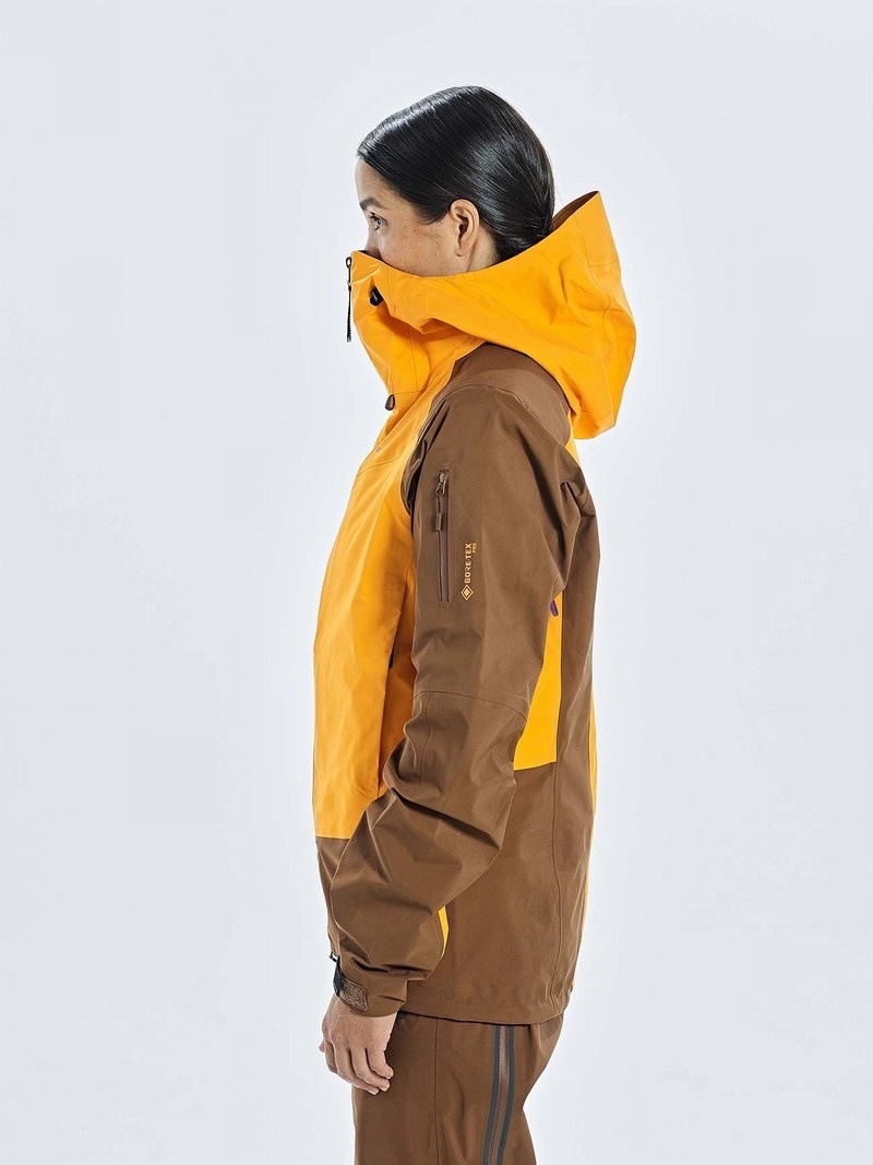 Yellow Women's Black Yak Barzona Bc Jackets | EW3UR073