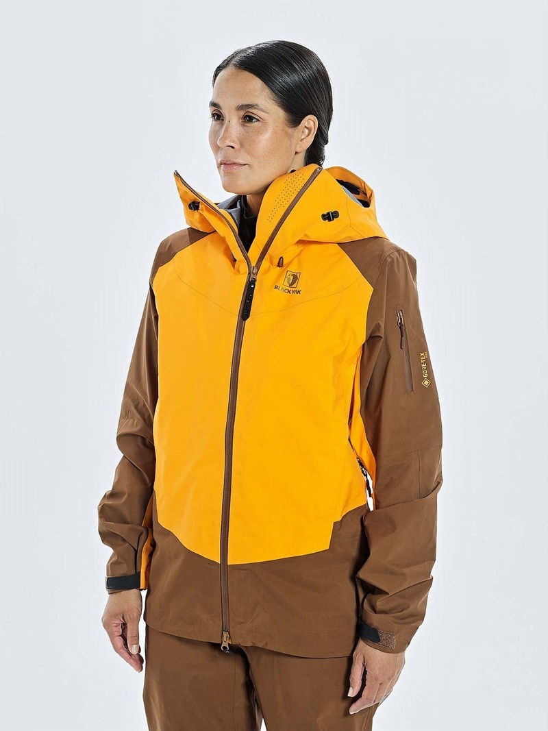 Yellow Women's Black Yak Barzona Bc Jackets | EW3UR073