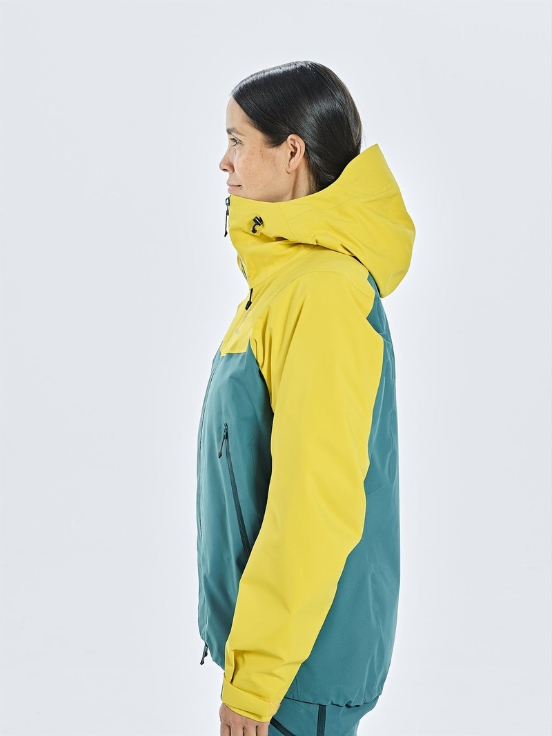 Yellow Women's Black Yak Thulagi Gore-tex 3l Pro Shell Jackets | UH8FQ734