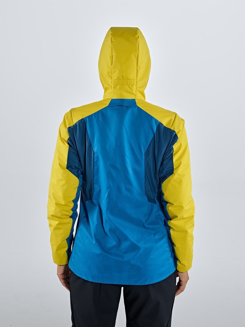 Yellow Women's Black Yak Zubron Hooded Insulation Jackets | FM4AG611